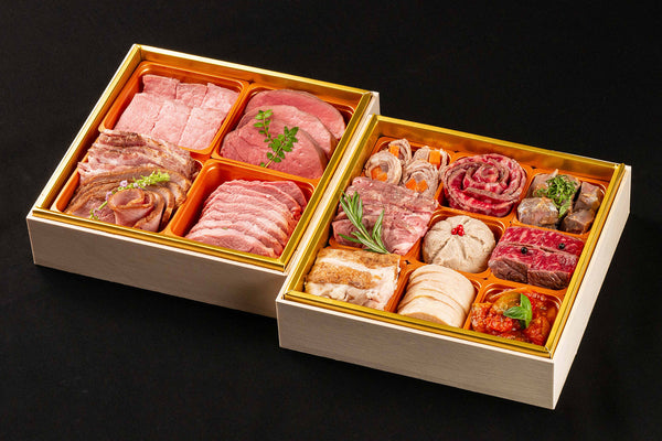 焼肉きゅうこんの肉おせち二段重2026【3〜4人前/全14品目】【送料無料】