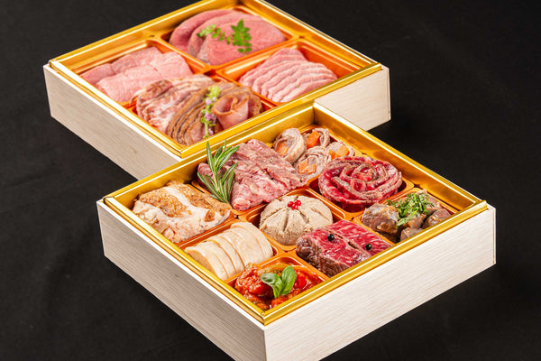 焼肉きゅうこんの肉おせち二段重2026【3〜4人前/全14品目】【送料無料】